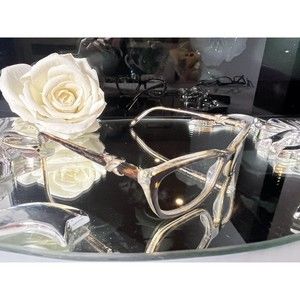 Tiffany & Co. TF 2074 Clear/Brown Eyeglasses Frames 52-16- 135